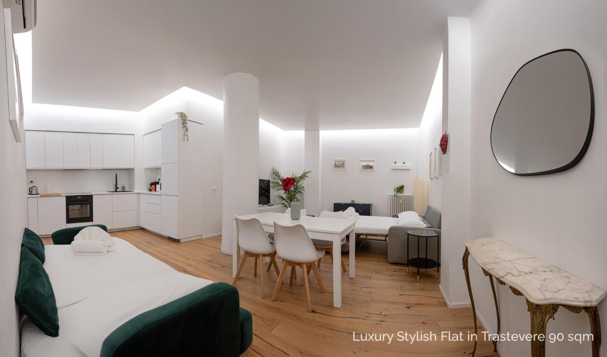 La Dolce Vita - Luxury Stylish Flats In Trastevere 70-90Sqm Рим Экстерьер фото