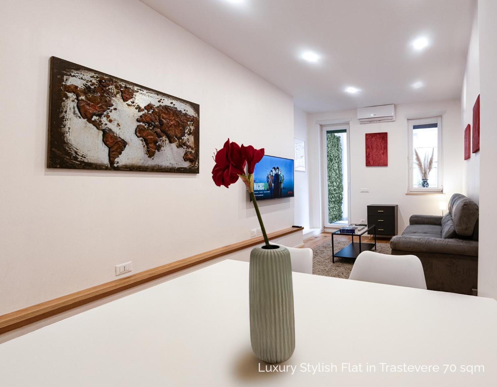 La Dolce Vita - Luxury Stylish Flats In Trastevere 70-90Sqm Рим Экстерьер фото