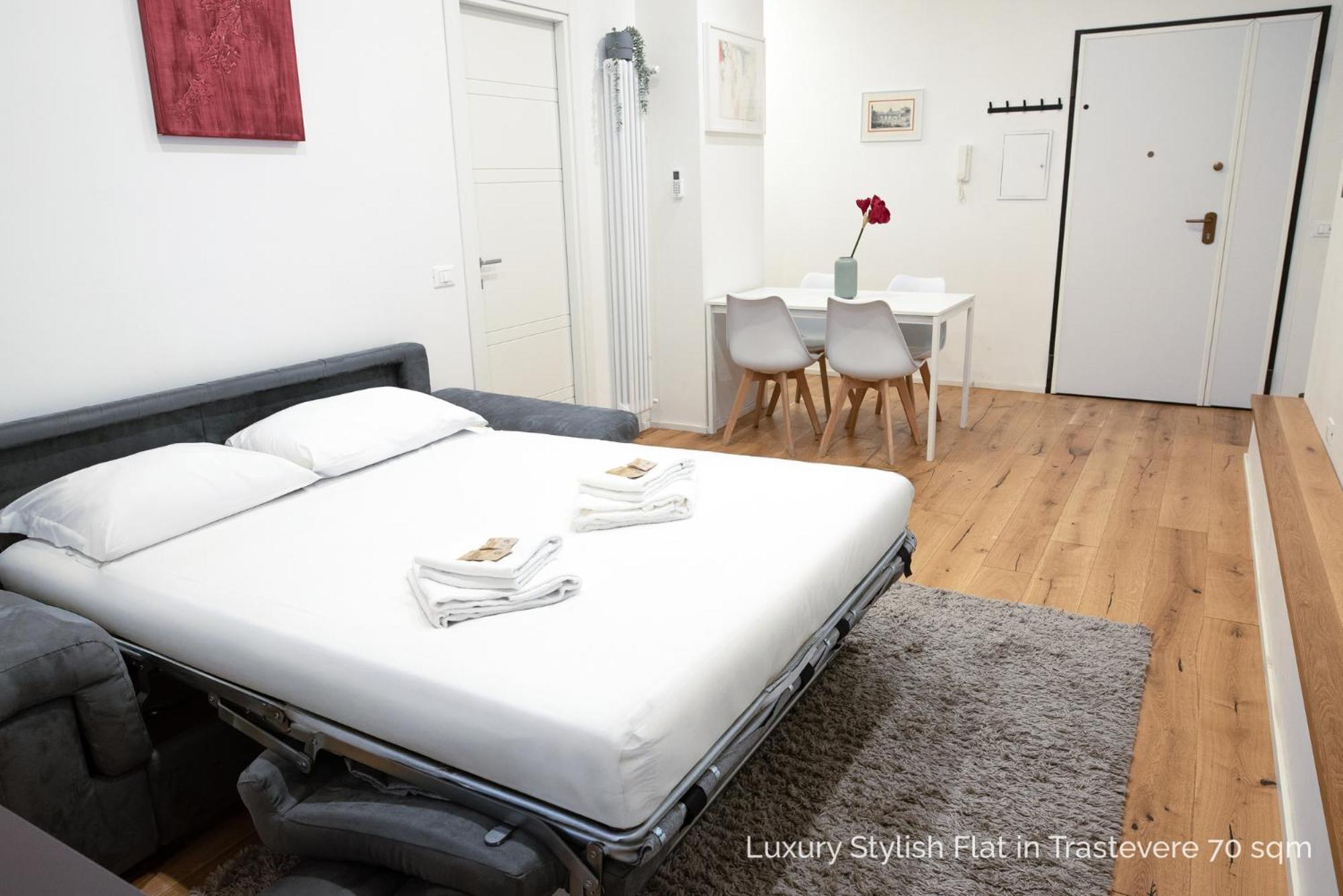 La Dolce Vita - Luxury Stylish Flats In Trastevere 70-90Sqm Рим Экстерьер фото