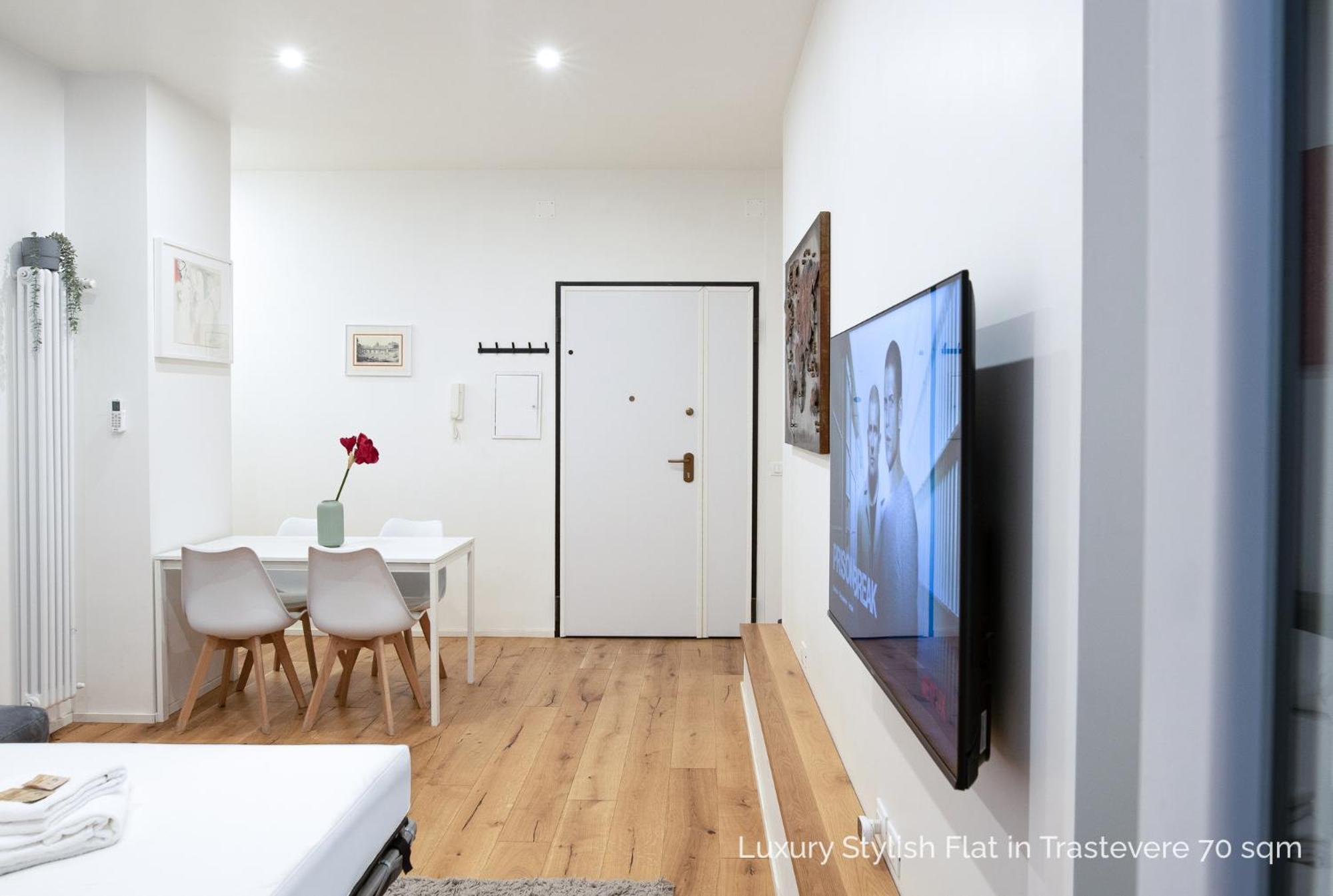 La Dolce Vita - Luxury Stylish Flats In Trastevere 70-90Sqm Рим Экстерьер фото
